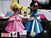 Princesas para topo de bolo